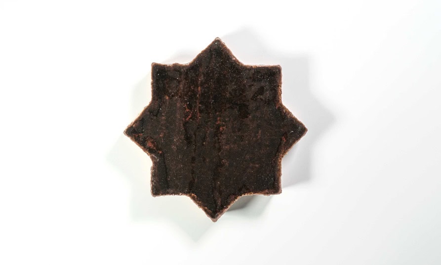azulejo esmaltado marron ejemplo2